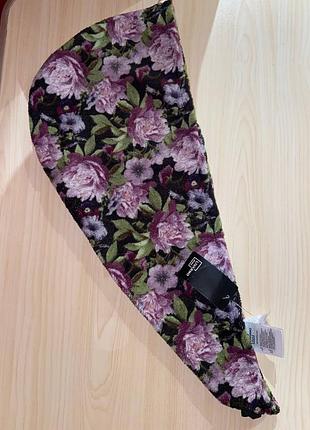 Полотенце-тюрбан для волос из микрофибры livarno