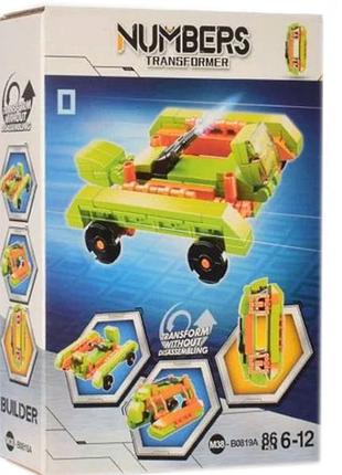 Конструктор bambi m38-b0819a 2в1, 86-110 деталей m38-b0819a