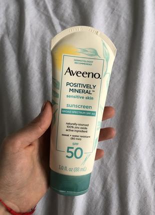 Aveeno сонцезахисний крем1 фото