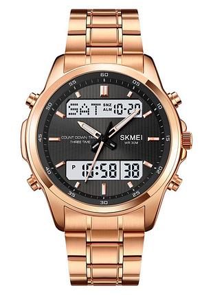 Skmei 2049rgwt rose gold-white