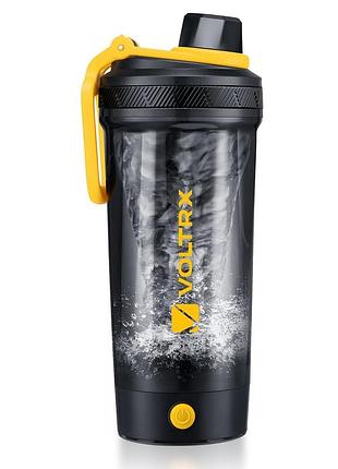 Шейкер спортивный электрический voltrx gallium, 600 мл, tritan, жёлтый – для смешивания протеина