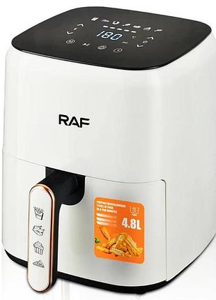 Аерофритюрка сенсорна безмасляна 4.8 л air fryer raf r.5362
