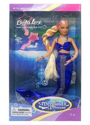 Кукла defa 20983 русалка синий