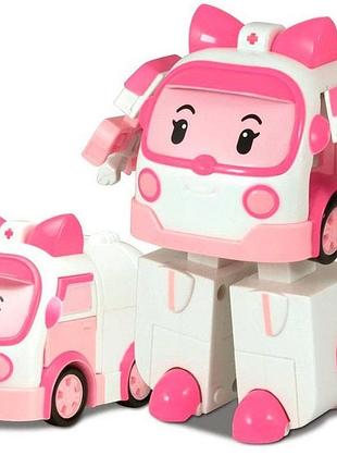 Робокар поли трансформер amber