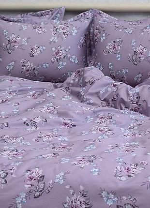 Евро комплект постельного белья 100% хлопок (турция) люкс качество с компаньоном (евро) pt-011