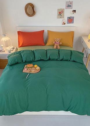 Постельное белье colorful no 5 ранфорс meriset - семейный на резинке двуспальный