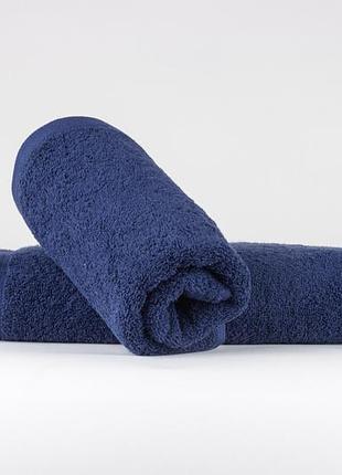 Полотенце махровое classic темно-синее 50х90см 450г/м2