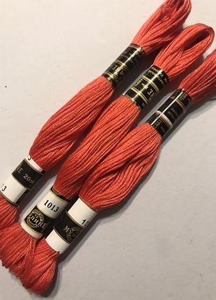 Мулине ''пнк им кирова'' 1013 ,розовый цвет нитки вышивки