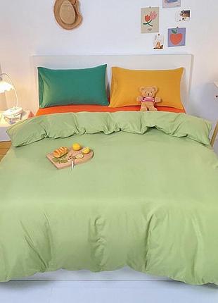 Постельное белье colorful no 8 ранфорс meriset - семейный на резинке полуторный