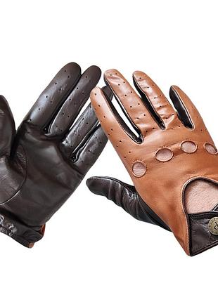 Перчатки мужские кожаные без подкладки автомобильные pitas 1061 8.5