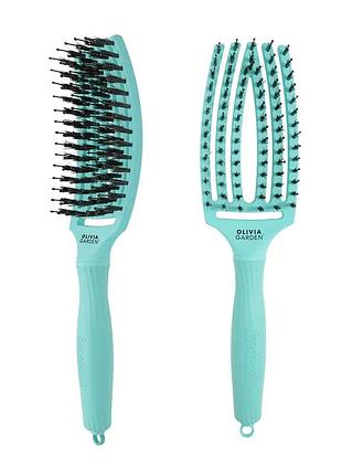 Щетка olivia garden для волос комбинированная fingerbrush iconic boar&nylon mint "m"