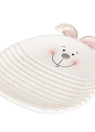 Блюдо пасхальный кролик 18х16 см 1009ap