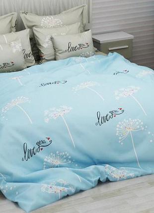 Постельное белье бязь love you семейный