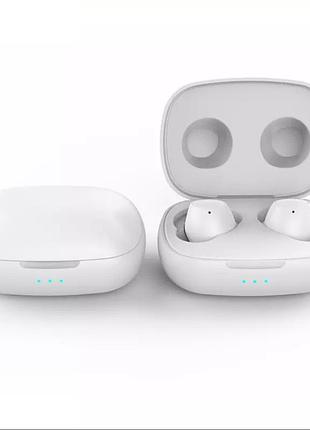 Бездротові bluetooth навушники sainyer t20 tws з вбудованим чіпом bluetrum білі