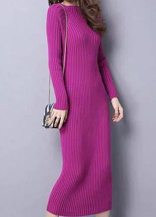 Сукня тепла трикотажна