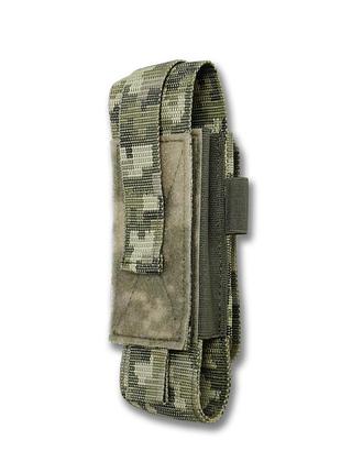 Подсумок под турникет открытого типа с креплениями для тактических ножниц и маркера пиксель
