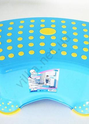 Табурет дитячий пластиковий step (стілець) нековзний irak plastik см-510. дитячі стільчики і табуретки. forkopt