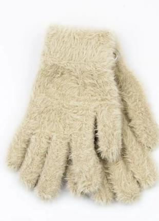 Рукавички жіночі вовняні зимові подвійні
