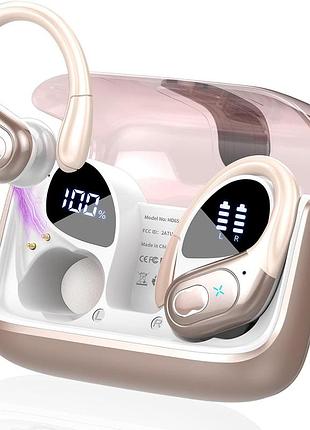 Беспроводные наушники stecei 75h bluetooth 5.4 с микрофоном с шумоподавлением 4 enc, hifi, водонепроницаемые