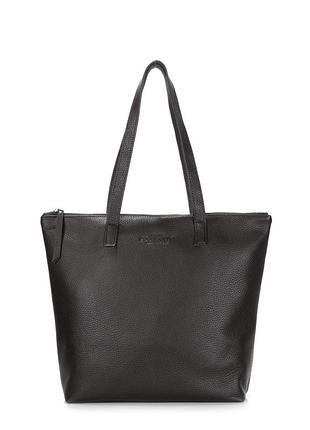 Сумка кожаная женская шопер shoper, , кожаные сумки классика шопер poolparty secret черый
