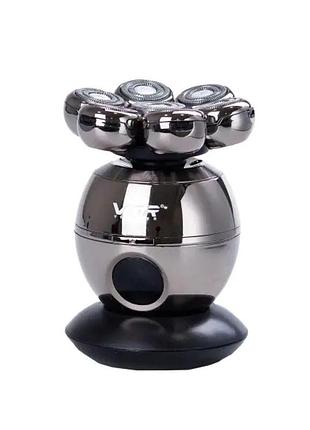 Электробритва vgr v-315 с дисплеем с плавающей головкой