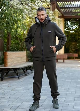 Мужской костюм sofia ho-6990 хаки, xxxl