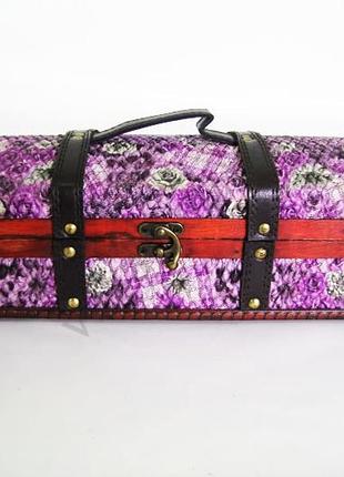 Ящик подарочный для бутылок 14333 - 35 х 12 х 12 см. forkopt