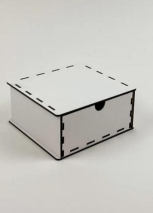 Подарочная коробка шкатулка белая маленькая