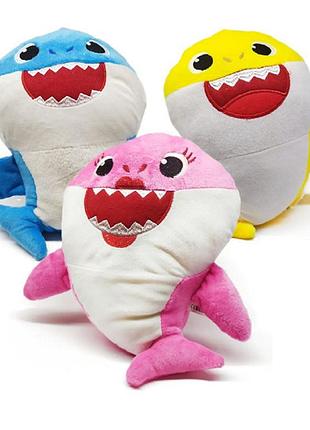 Мягкая игрушка акула "baby shark" mk566 музыкальная