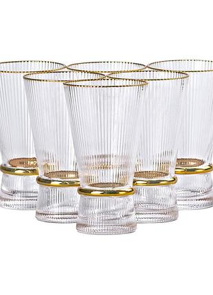 Набір з 6 склянок, 400 мл, для лимонаду, води, соку та коктейлів hp-16-9