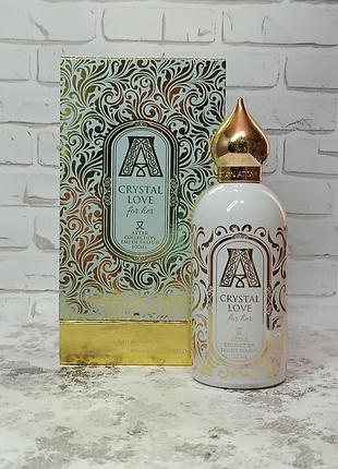 Оригинал 100%. парфюм женский attar collection crystal love for her (аттар кристал лав) распив 3,5,8,10,20 мл. 10 мл