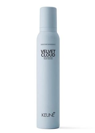Прочная пена keune для создания объема velvet cloud 500 мл