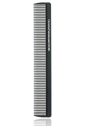 Гребешок для волос карбоновый антистатический среднезубый christian