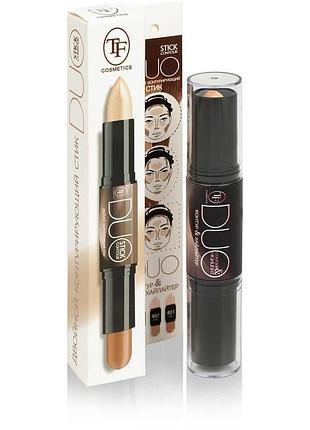 Хайлайтер та контур для обличчя triumph №403 duo stick медиум