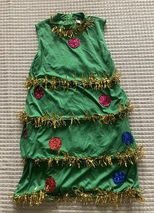 Карнавальна сукня, новорічна ялинка, на зріст 156-160 см