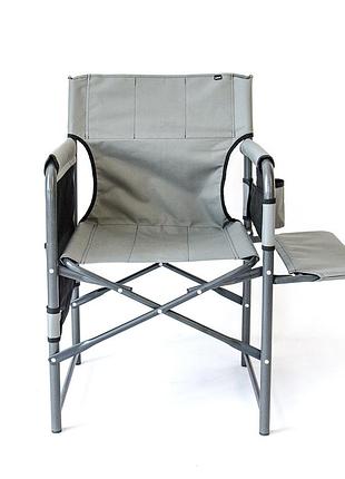 Стілець "режисер з м'якою полицею економ" d25 мм (оксфорд, сірий)