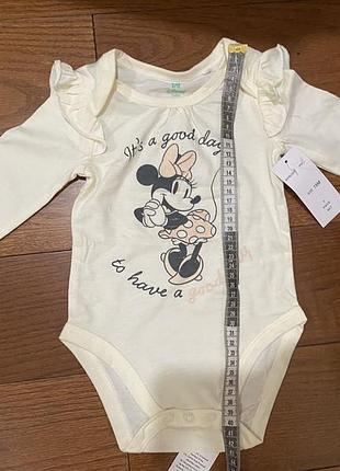 Бодік пісочник для дівчинки від 9 -18 місяців з міккі маусом із сша