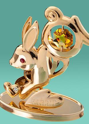Статуэтка crystocraft со стразами swarovski кролик 10343-001