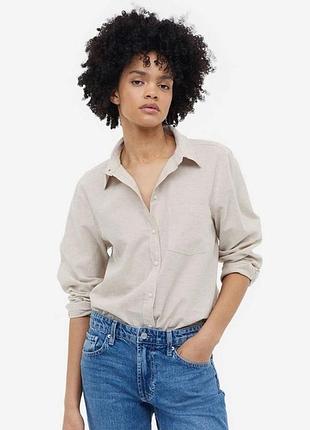 Сорочка лляна h&m, р. s