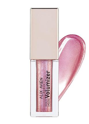 Блиск для губ з ефектом об'єму alix avien 207 rosy violet, 3,5 мл