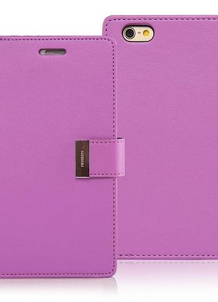 Чехол книжка для samsung j710 goospery rich diary purple