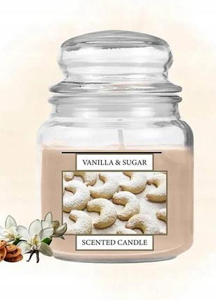 Ароматическая свеча livarno «ваниль и сахар» – экологичная, длинная горка