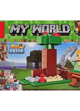 Конструктор детский "minecraft" 66024k-3, 42 детали