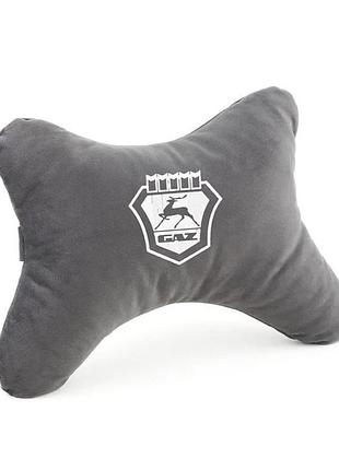 Дорожная подушка под голову gaz серый