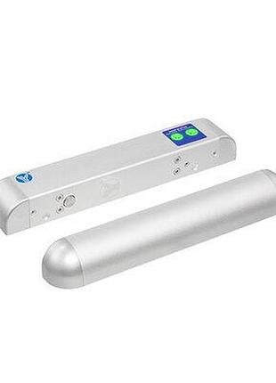 Электроригельный накладной замок для узких дверей yb-500h(led), нормально открытый, 267х45х38 мм