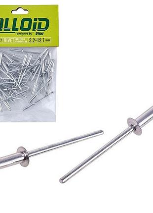 Заклепка алюминиевая 3,2х12,7мм, 50 шт alloid