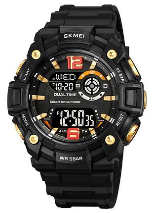 Skmei 2018gdbk gold-black