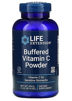 Life extension, буферизованный порошок витамина c, 454 г (16 унций)