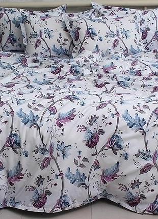 Качественный комплект постельного белья на односпальную кровать 100%хлопок (пр-во турция с компаньоном pt-r06