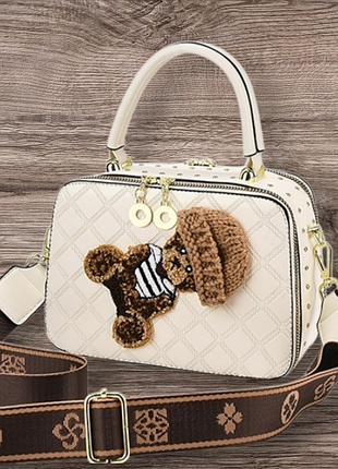 Дитяча сумка молочна сумочка з ведмедиком 1841